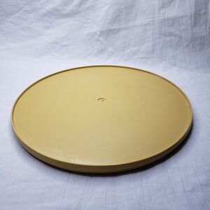 Vintage Harvest Gold Lazy Susan Rotating Spice Storage